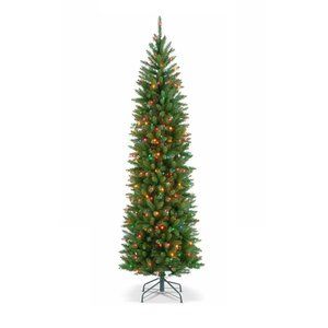 Kingswood Fir Hinged Pencil Tree 250 Light - 6.5'